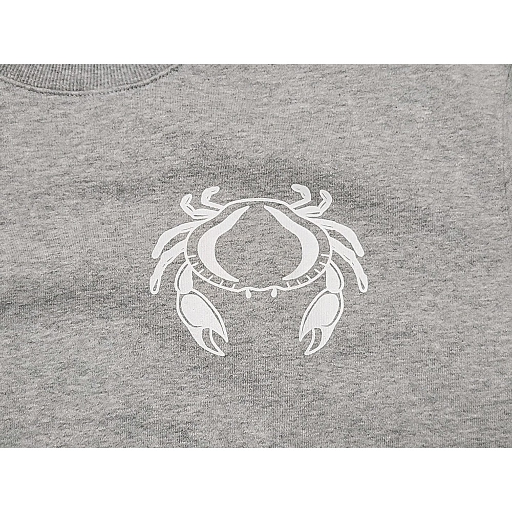 Good American Gray Crewneck Sweatshirt with White Logo NWT - Picture 2 of 16